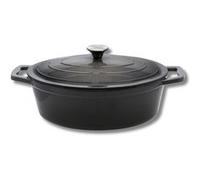 Cocotte ovale en fonte émaillée 33 cm gris classique 5 L Elo Gris