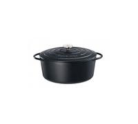 cocotte ovale en fonte émaillée 33cm noire - 0402001033