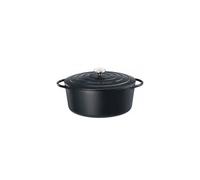cocotte ovale en fonte émaillée 40cm noir - 0402001040