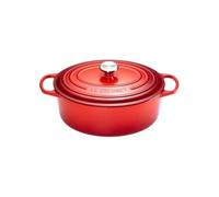 Cocotte ovale fonte émaillée cerise 35 cm / 8,9 l