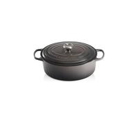 Cocotte ovale fonte émaillée flint Ø31 cm 6,3 l