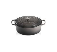 Cocotte ovale fonte émaillée flint Ø31 cm 6,3 l