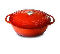 Cocotte Ovale Fonte émaillée ROUGE D29 cm