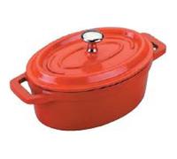 Cocotte ovale - LACOR - 4610813 - fonte d’aluminium - tous feux (dont induction) - 12x8,5 cm