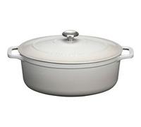 Cocotte ovale Le Chasseur 29 cm Macadamia - Chasseur - Blanc - Fonte macadamia G