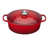 Cocotte Ovale - LE CREUSET - 21178400602430 - Fonte Émaillée - Cerise - 40x40x37 cm