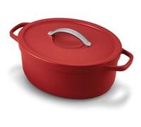 BEKA Cocotte ovale 31 cm 6 L Rouge