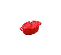 Cocotte ovale rouge Aluminium Fondu 26 x 20 cm -