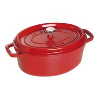 Cocotte ovale fonte cerise 40 cm