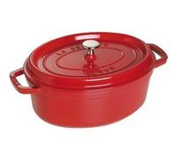 Cocotte ovale Signature 40cm Cerise - Le Creuset - Rouge - Fonte Rouge G