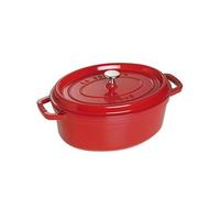 Cocotte ovale Signature 40cm Cerise - - Rouge - Fonte