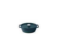 Cocotte ovale Slow Cook 29 cm fonte émaillée rouge/crème