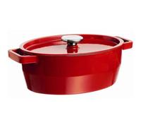 Pyrex Cocotte ovale Slow Cook 3,8 L - 29 cm Rouge