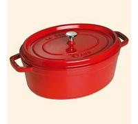 Staub Fonte - 1102306 - Cocotte - Ovale - Cerise - 23 Cm Rouge