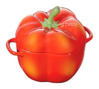 Cocotte pimento pequena de cerâmica da Staub - Vermelho
