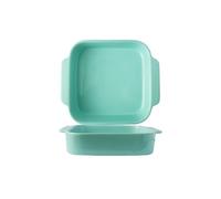 Cocotte Plat à four rectangulaire en céramique Home Ceramic Plate Double Ear, compatible micro-ondes et gâteaux.(L)