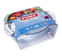 Cocotte - PYREX - 1450076 - Ovale - En verre borosilicate - 38 x 23 cm - capacité totale de 5,8L