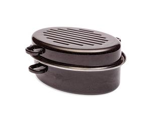 Cocotte roaster 38 cm acier émaillé Baumalu