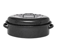 Cocotte Roaster - Graniteware - Grand format - Acier émaillé - 46x32x20 cm - Légère et résistante