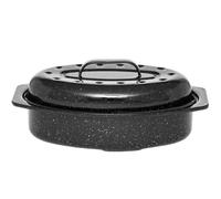 Cocotte ovale en acier carbon 33x20cm 6106