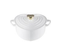 Cocotte Rond 20 cm Le Creuset Fonte 21401200101454 Blanc
