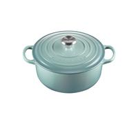 Cocotte Rond 20 cm Le Creuset Signature Fonte 21177207174430 Sea Salt