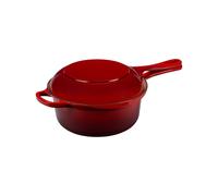 Le Creuset Casserole Deux-en-Un en Fonte Émaillée Signature, 22 cm, 2,3 L, Cerise, 25044220602460