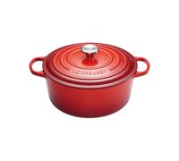 Cocotte Signature en fonte émaillée ronde 24 cm rouge Cerise