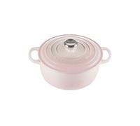 Cocotte Rond 24 cm Le Creuset Signature Fonte 21177247774430 Shell Pink