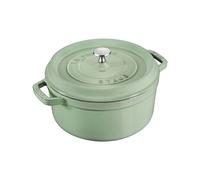 Cocotte Rond 24 cm Staub Fonte 40505-364-0 Sauge