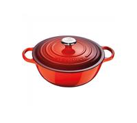 Cocotte Rond 26 cm Le Creuset Signature Fonte 21114260600430 Cerise
