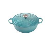 LE CREUSET Marmite 26 cm Bleu Caraibes Bleu Clair G