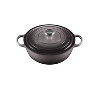 Cocotte Rond 26 cm Le Creuset Signature Fonte 21114264440430 Flint