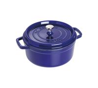 Cocotte Rond 26 cm Staub Fonte 40510-284-0 Bleu intense