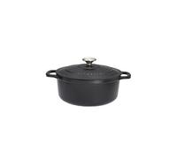 Cocotte ronde 16 cm chasseur noir interieur noir fonte émaillée 16.00 cm CHASSEU