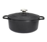 Cocotte ronde 18 cm noir - - Noir - Fonte