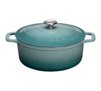 Cocotte ronde 20 cm Chasseur bleu - Chasseur - Bleu - Fonte émaillée bleu G