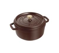 Staub La Cocotte Cocotte 22 cm, Rond(e), Chocolat, Fonte
