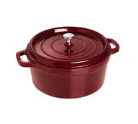 Cocotte ronde 24 cm grenat