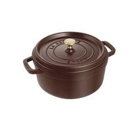 Staub La Cocotte Cocotte 26 cm, Rond(e), Chocolat, Fonte