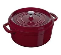 Cocotte ronde 28 cm Bordeaux