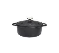 Cocotte ronde 28 cm chasseur noir interieur noir fonte émaillée 28.00 cm CHASSEU