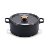 Cocotte ronde 30 cm Nori - - Noir - Fonte