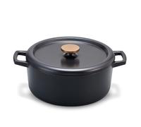 Cocotte ronde 30 cm Nori - Beka - Noir - Fonte noir G