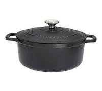 Chasseur 4732 ronde-32 cm Cocotte ronde 8.8 liters, Mat (intérieur Noir)
