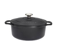 Chasseur 4732 ronde-32 cm Cocotte ronde 8.8 liters, Mat (intérieur Noir)