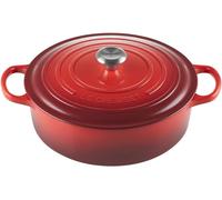 Cocotte Ronde Basse En Fonte Émaillée Signature, 30 Cm, 6,2 L, Cerise, 21179300602430