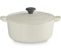 Cocotte Signature en fonte émaillée ronde 26 cm Crème