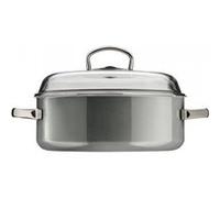 Wmf - Cocotte Ronde En Acier Émaillé 28cm Platinium - 0514425290