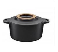 Fiskars Cocotte en fonte Norden 1026565 4 L Thermium antiadhésif Tous feux induction Noir